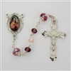 Pink & Purple St Therese Rosary  R599RF