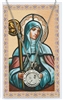 St. Brigid of Ireland Prayer Card with Pendant PSD600BDG