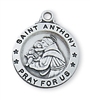 Sterling Silver St. Anthony Pendant L700AN