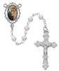 PEARL MOTHER AND CHILD ROSARY R688RF