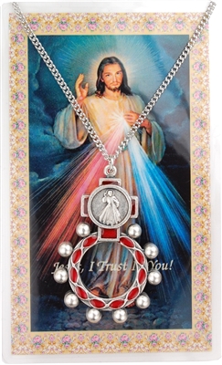 DIVINE MERCY ROSARY RING SET PSD9422
