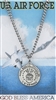 St. Michael Air Force Medal with Prayer Card SET