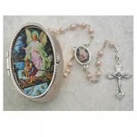 Boy or Girl Angel Baby Rosary with Case 760-24