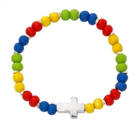Colorful Wood Baby Bracelet B1007C