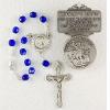 St. Michael/Guardian Angel Auto Rosary & Visor Clip Set AV-MK