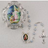 Baptism Rosary And Case