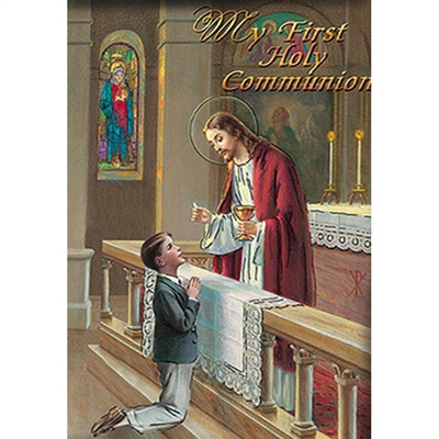 First Communion Book Boy and Angels Book BDF9904BE