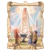 Our Lady of Fatima Wood 3D Plaque PR106FA