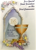 To a Special Great Grandson on His First Communion Greeting Card 65830