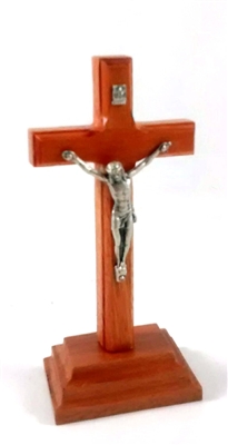 Crucifix Standing Silver 4â€ W657