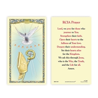 RCIA Prayer Holy Card 800-7305