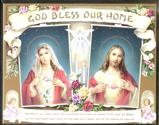 8" x 10" God Bless Our Home Wall Plaque