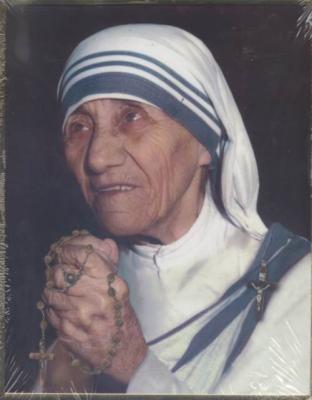 Mother Teresa 8x10 Wall Plaque