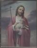Jesus Holding The Lamb Picture Wall Plaque