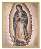 Our Lady Guadalupe Gold Frame Wall Plaque 810-895