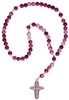Rosary Child's Gemstone Purple/Pink RC43
