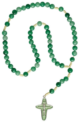Rosary Child's Gemstone Green RC44