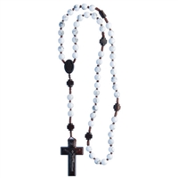 Howlite/Jujube Wood Rosary R4556