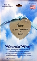 Son In The Company of Jesus Pewter Memorial Medal FC3004
