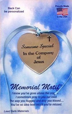 Someone Special In The Company of Jesus Memorial Pewter Medal FC3005