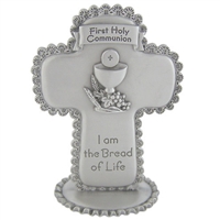 First Holy Communion Stand Up Cross JC-2221-E