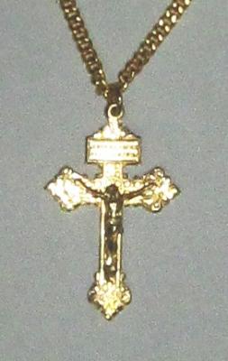 Gold Pardon Crucifix GS180024