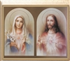 SACRED HEART AND IMMACULATE HEART WALL PLAQUE 810-192