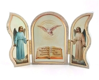 Seven Gifts of The Holy Spirit Triptych/Plaque 1205W-652