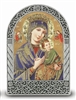 Our Lady of Perpetual Help Standing Easel Desk Plaque
