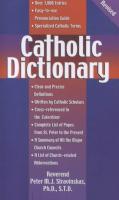 Catholic Dictionary, By Peter Stravinskas