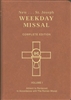 Saint Joseph Weekday Missal Vol I: Complete Edition