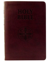 Holy Bible Douay-Rheims Version Burgundy Premium Ultrasoft Cover