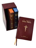 St. Joseph Daily and Sunday Missal (Large Type Editions) COMPLETE GIFT BOX 3-VOLUME SET 838/23