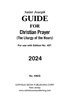 Saint Joseph Guide for Christian Prayer for 2024