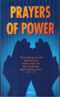 Prayers of Power Edited by Maisa Castro