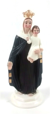 4"Our Lady of Mount Carmel Magnetic Statue