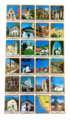 California Mission Sticker Sheet