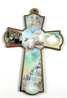 8" Decorative Wood Baptism Cross