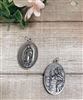 Large Double Sided Our Lady of Guadalupe/Saint Christopher Medal