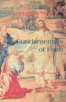 Fundamentals of Faith by Robert J. Fox