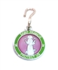 Saint Francis Green/Pink Enamel Pet Medal