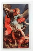 Saint Michael the Archangel Police Officer Laminated Holy Card