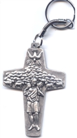 Pope Francis Papal Cross Keychain