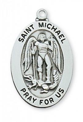 St. Michael Sterling Silver Medal