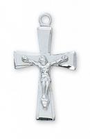 2.0 cm SterlingSilver/Gold Crucifix with 18" chain
