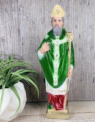 Saint Patrick 8inch Statue