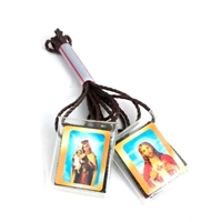 Our Lady of Mount Carmel and Sacred Heart of Jesus Brown Scapular