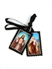 Cloth Sacred Heart and Our Lady of Mt. Carmel Brown Scapular