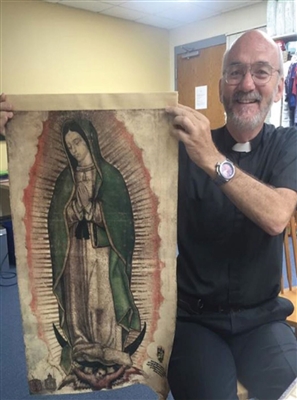 Medium Size Tilma of Our Lady of Guadalupe