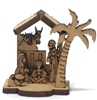 Miniature Wood Nativity Set